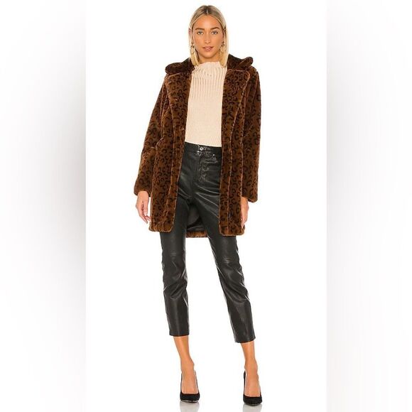 Revolve, Privacy Please Addison Coat in Leopard - Picture 1 of 13